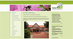 Desktop Screenshot of geestlandtouristik.de